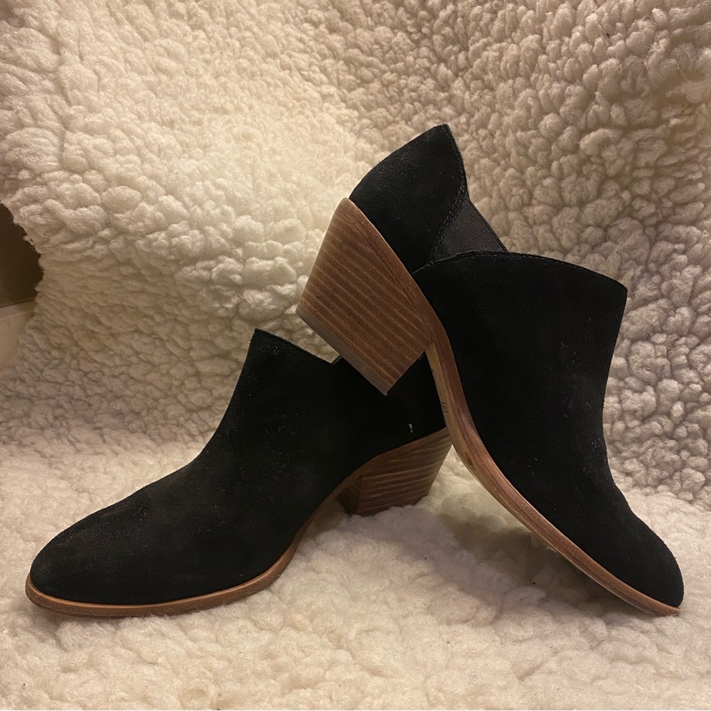Black Suede Booties